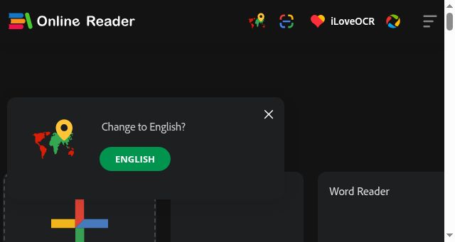 Screenshot of online-reader.com