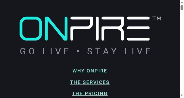 Screenshot of onpire.com