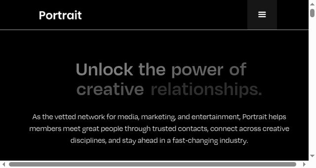 Screenshot of onportrait.com
