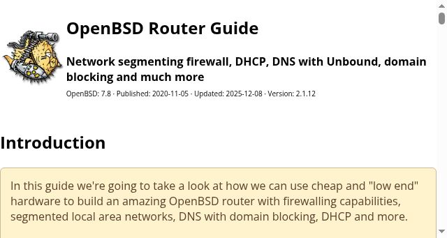 Screenshot of openbsdrouterguide.net