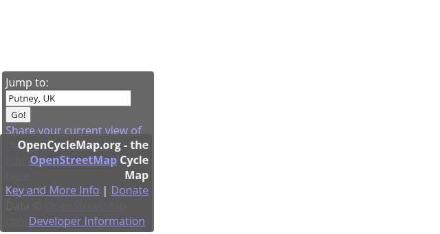 Screenshot of opencyclemap.org