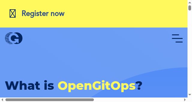 Screenshot of opengitops.dev
