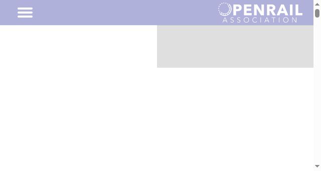 Screenshot of openrailassociation.org