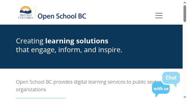 Screenshot of openschool.bc.ca