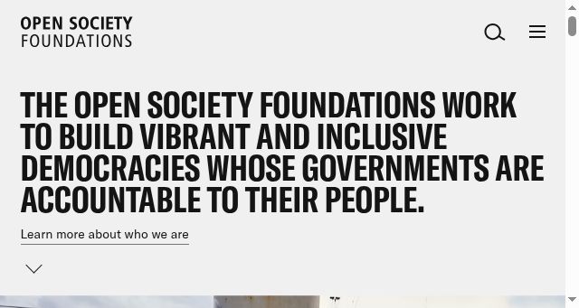 Screenshot of opensocietyfoundations.org