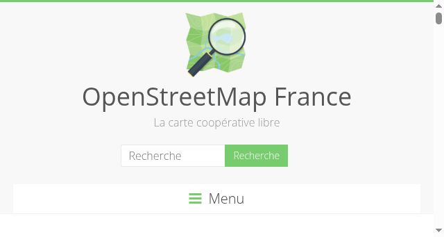 Screenshot of openstreetmap.fr