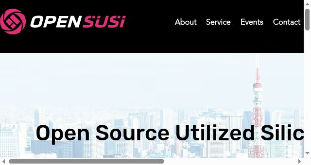 Screenshot of opensusi.org