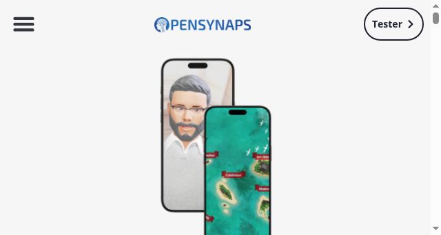 Screenshot of opensynaps.com