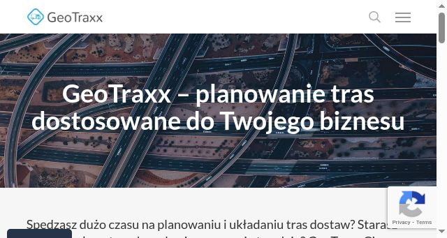 Screenshot of optymalizacjatras.pl