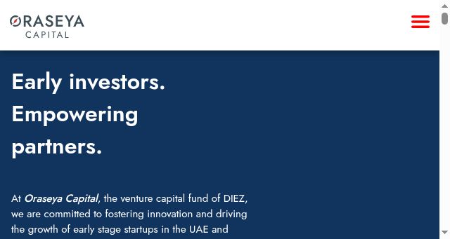 Screenshot of oraseyacapital.com