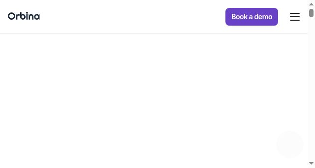 Screenshot of orbina.ai
