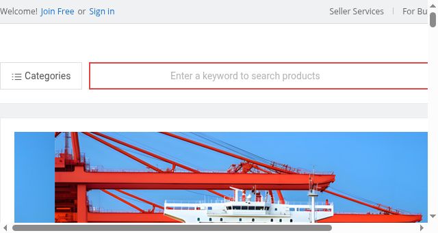 Screenshot of orientalsuppliers.com