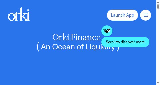 Screenshot of orki.finance