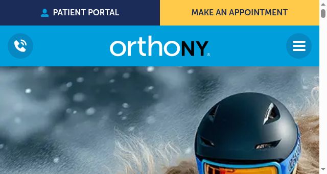 Screenshot of orthony.com
