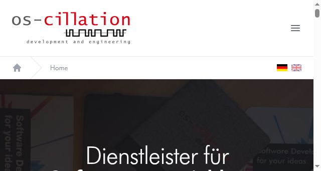 Screenshot of os-cillation.de