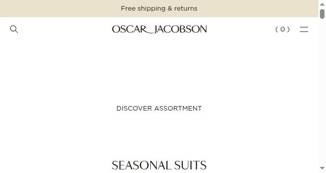 Screenshot of oscarjacobson.com