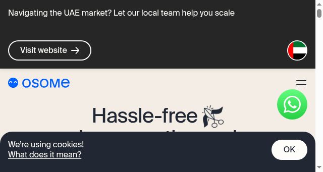 Screenshot of osome.com