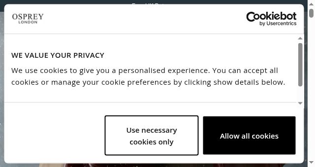 Screenshot of ospreylondon.com