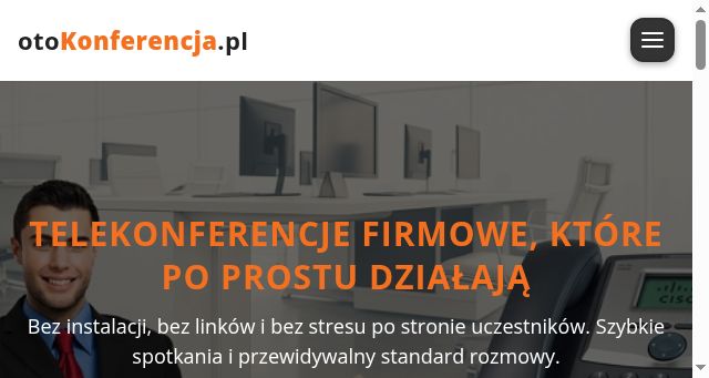 Screenshot of otokonferencja.pl