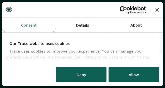 Screenshot of our-trace.com