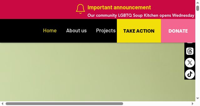 Screenshot of ourvoicesarefree.org