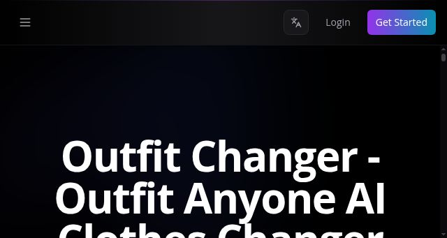Screenshot of outfitchanger.com