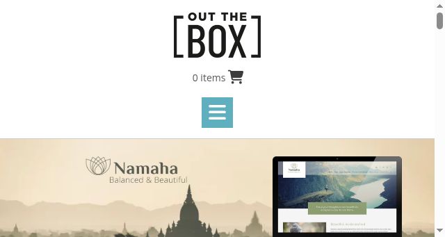 Screenshot of outtheboxthemes.com