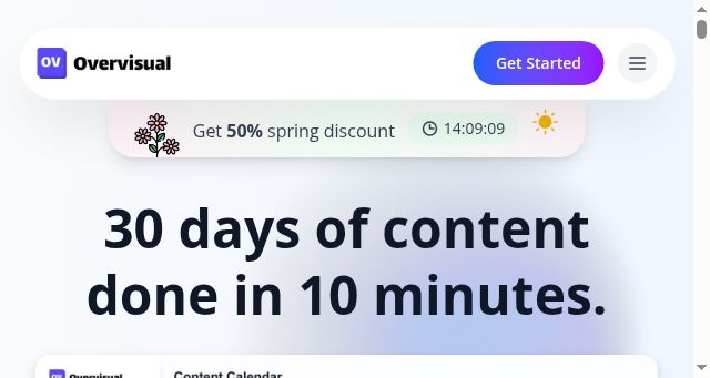 Screenshot of overvisual.com