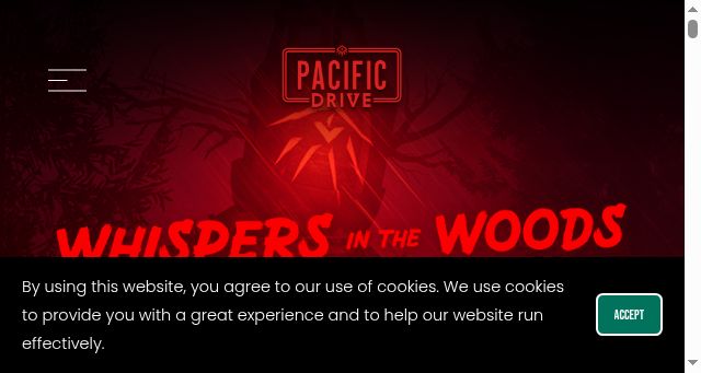 Screenshot of pacificdrivegame.com