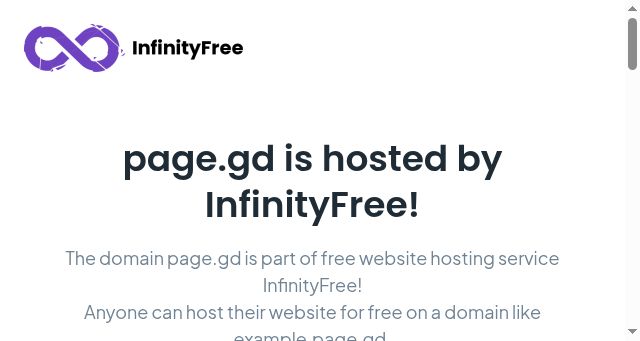 Screenshot of page.gd