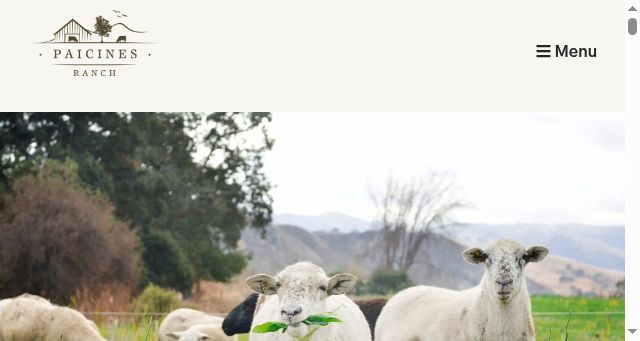 Screenshot of paicinesranch.com