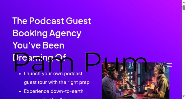 Screenshot of pampum.com