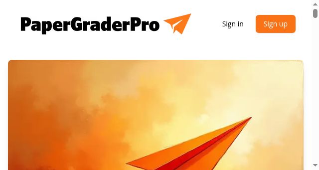 Screenshot of papergraderpro.com