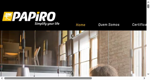 Screenshot of papiro.pt