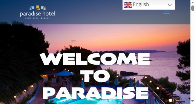 Screenshot of paradise-hotel.gr