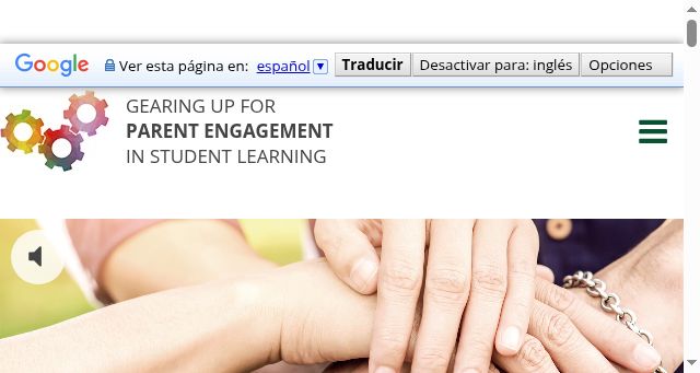 Screenshot of parentengagementcspa.edu.au
