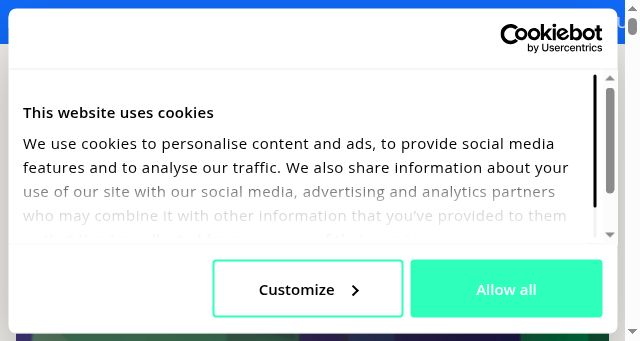 Screenshot of parisblockchainweek.com