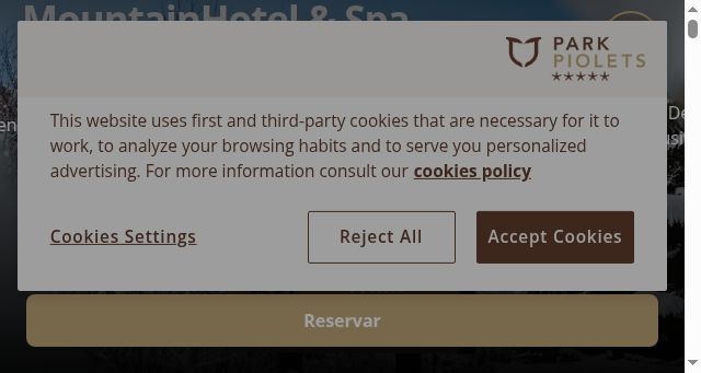 Screenshot of parkpiolets.com
