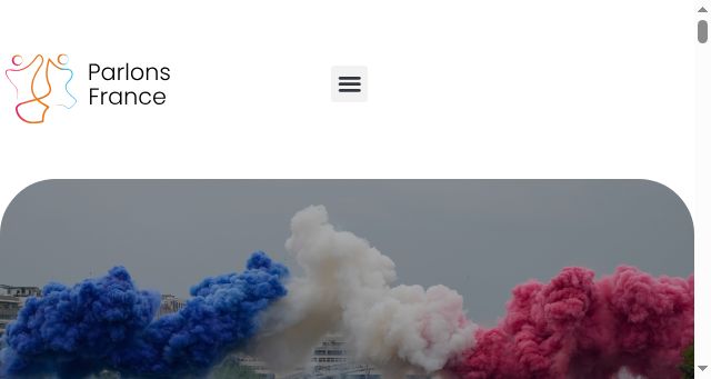 Screenshot of parlons-france.fr