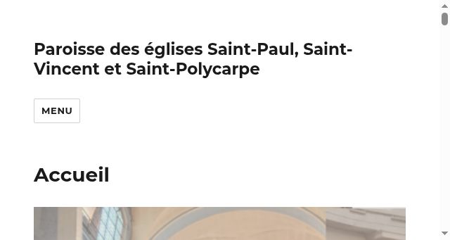 Screenshot of paroisses-pentes-et-saone.fr