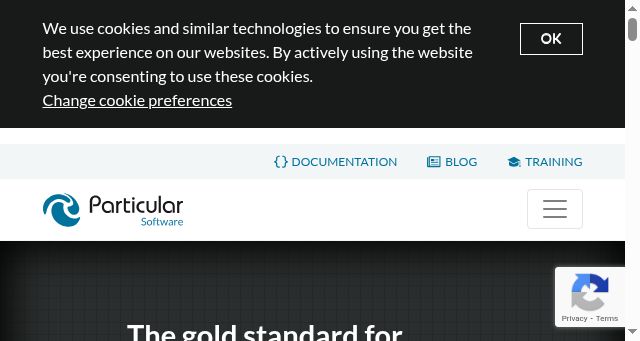 Screenshot of particular.net