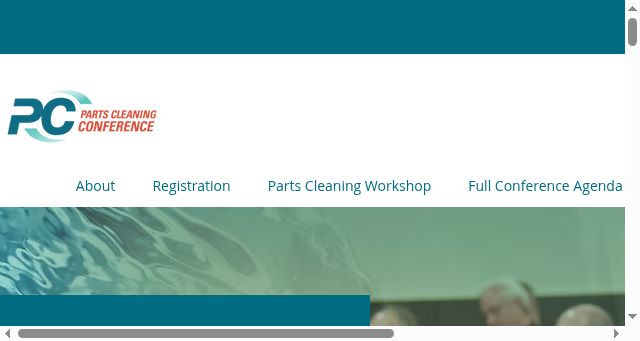 Screenshot of partscleaningevent.com