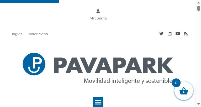 Screenshot of pavapark.com