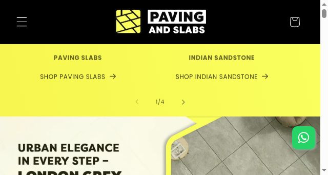 Screenshot of pavingandslabs.co.uk
