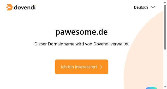 Screenshot of pawesome.de