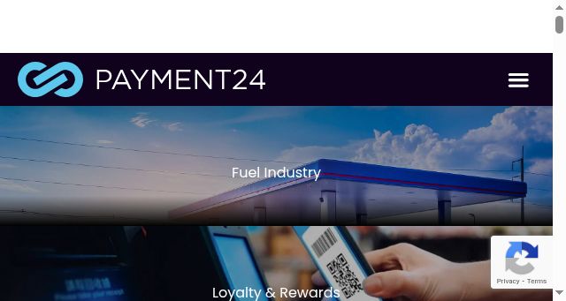 Screenshot of payment24.co.za