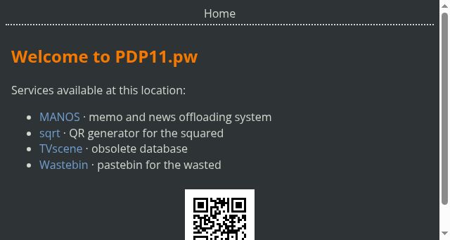 Screenshot of pdp11.pw