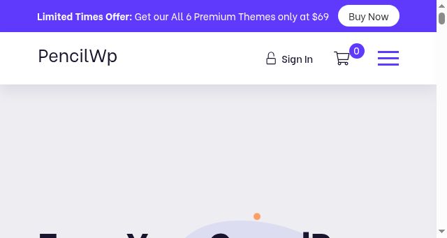 Screenshot of pencilwp.com