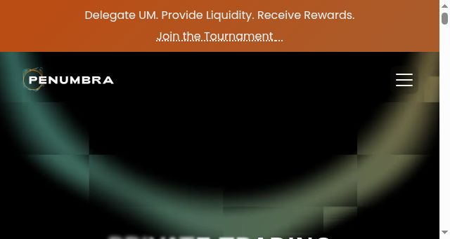 Screenshot of penumbra.zone
