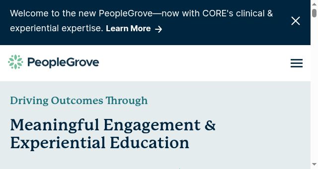 Screenshot of peoplegrove.com